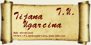 Tijana Ugarčina vizit kartica